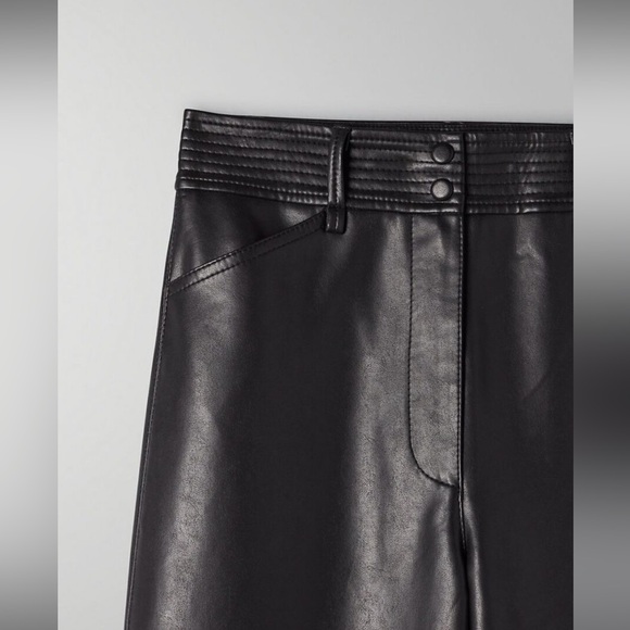 Aritzia Faux Leather Funk Pant - Picture 3 of 7